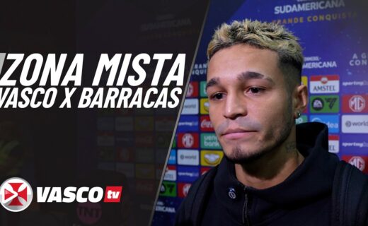 Vasco celebra vitória sobre o Barracas Central com entrevistas na zona mista