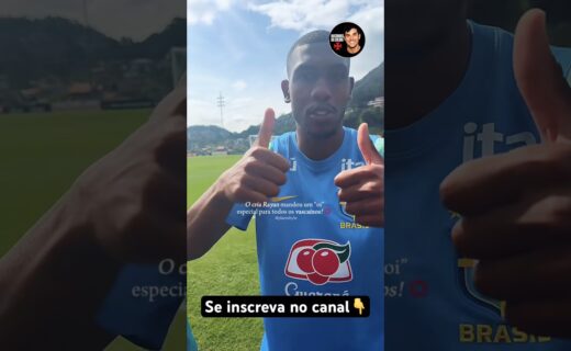 Recado de Rayan para a torcida do Vasco; assista ao vídeo