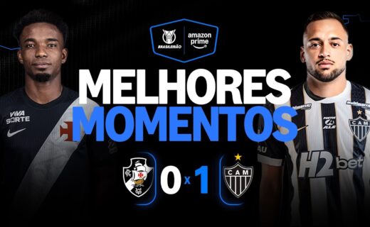 Vasco é superado pelo Atlético-MG em partida com placar de 0 a 1