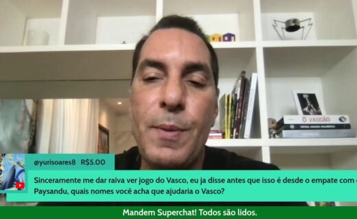 Edmundo critica: ‘Nenhum jogador do Vasco sabe fazer gol’