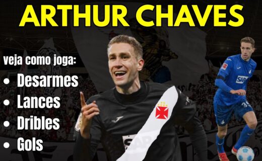 Arthur Chaves, zagueiro cotado no Vasco, tem lances destacados em vídeo