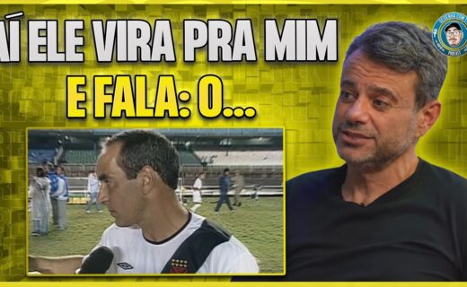 Eric Faria revive momento de bronca ‘ao vivo’ de Edmundo em transmissão; assista ao vídeo