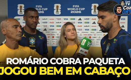 Rayan fala sobre ansiedade antes de jogar em entrevista a Romário; assista ao vídeo