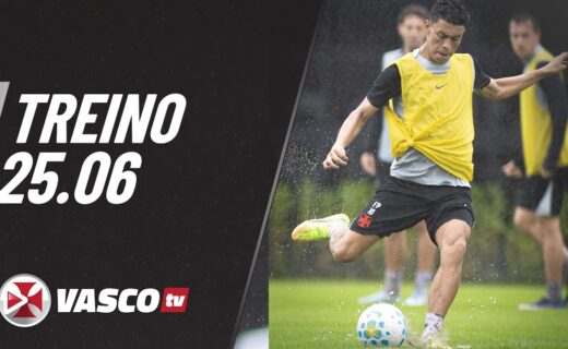 Treino do Vasco é destaque na VascoTV nesta quinta-feira
