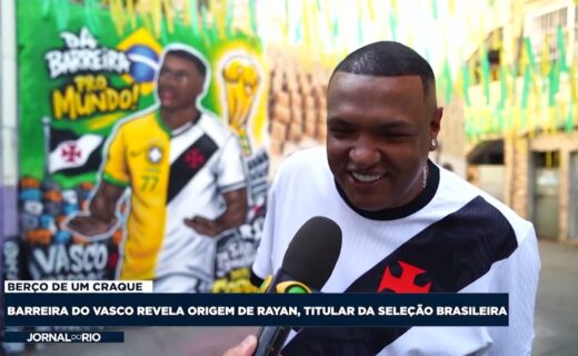Barreira do Vasco, berço de Rayan, é destaque em reportagem da TV Band Rio