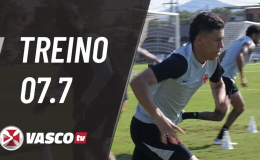 VascoTV exibe trechos do treino do Vasco nesta terça-feira