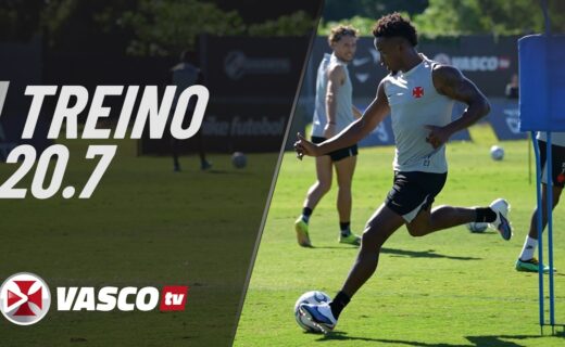 VascoTV divulga trechos do treino realizado nesta segunda-feira