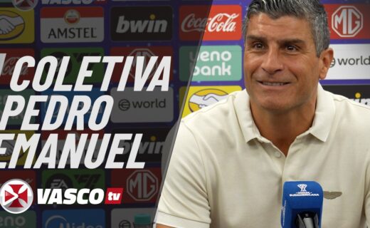 Pedro Emanuel comenta empate entre Independiente Medellín e Vasco em coletiva de imprensa