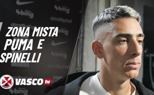 Zona mista: Spinelli e Puma Rodríguez comentam empate entre Vasco e Mirassol