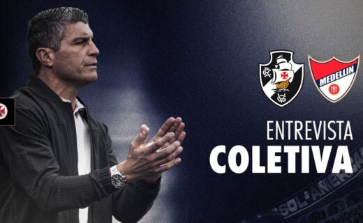 Pedro Emanuel fala sobre vitória do Vasco por 1 a 0 contra o Independiente Medellín em coletiva