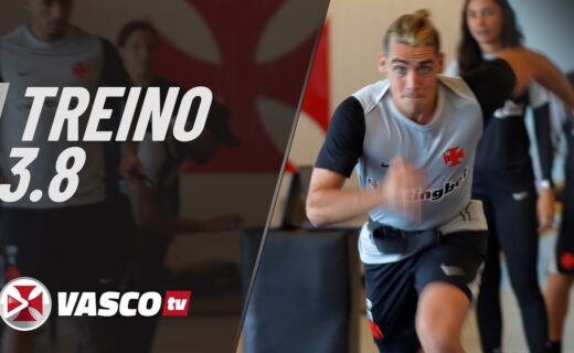 VascoTV divulga imagens do treino realizado nesta segunda-feira