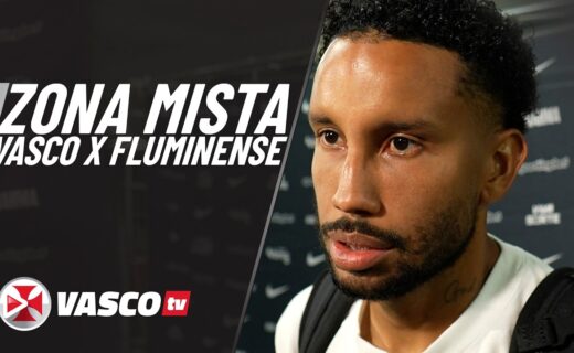 Jogadores do Vasco comentam na zona mista após vitória sobre o Fluminense por 3 a 1