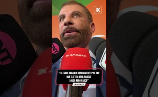 Bap, presidente rubro-negro, é alvo de declaração de Pedrinho: ‘Paixão louca pelo Vasco’