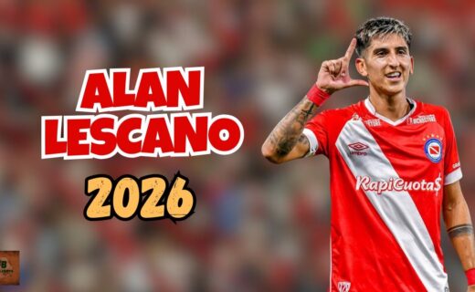 Alan Lescano, meia cotado para o Vasco, brilha em vídeo com gols e lances impressionantes