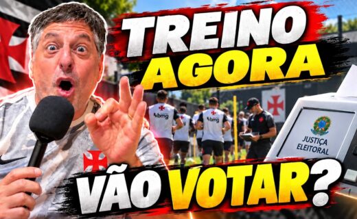 Elenco do Vasco realiza treino na manhã deste domingo