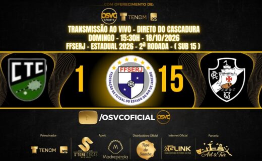 Futsal Base: Futsal Sub-15: Melhores momentos de Madrepola Cascadura 1 x 15 Vasco no Estadual