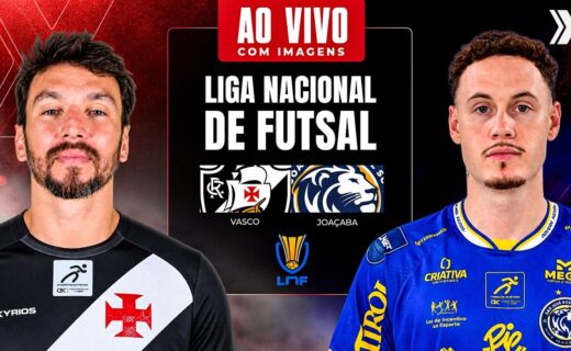 Futsal: Vasco enfrenta Joaçaba ao vivo pela LNF nesta sexta-feira (23/10) às 19h no Ginásio da Vila Olímpica de Duque de Caxias