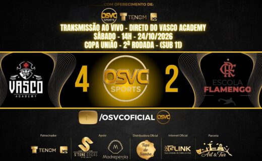 Base: Sub-11 Melhores momentos da vitória do Vasco Academy sobre a Escola Flamengo por 4 a 2