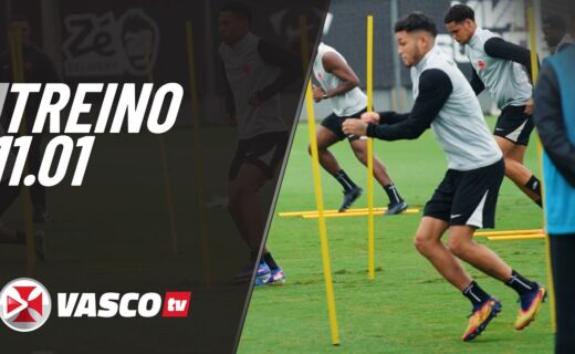VascoTV divulga vídeo com momentos do treino de quarta-feira