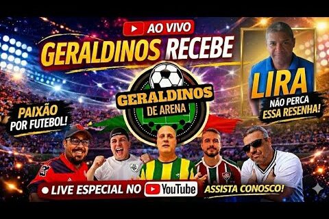 Lira, ex-lateral, participa de live no canal Geraldinos de Arena; confira os detalhes