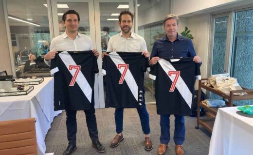 Jorge Salgado e executivos da 777 Partners