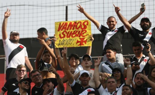 Vasco ocupa a nona posição entre as maiores torcidas do Nordeste, segundo pesquisa Datafolha de 5 de outubro de 2026